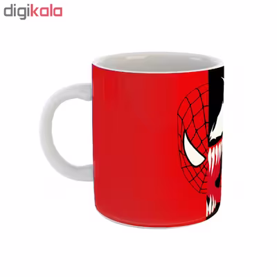 ماگ طرح spiderman and venom کد 02