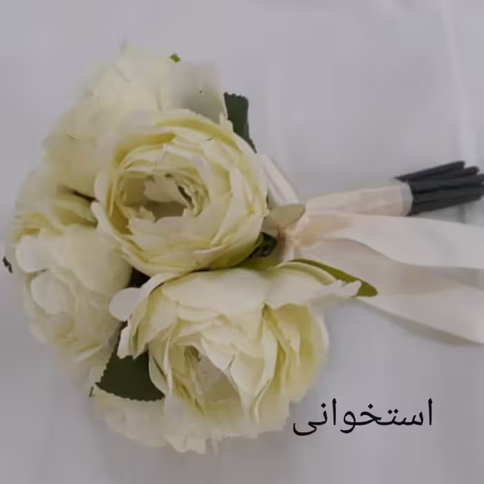 دسته گل مصنوعی مدل پیونی توپی کد PA_2314