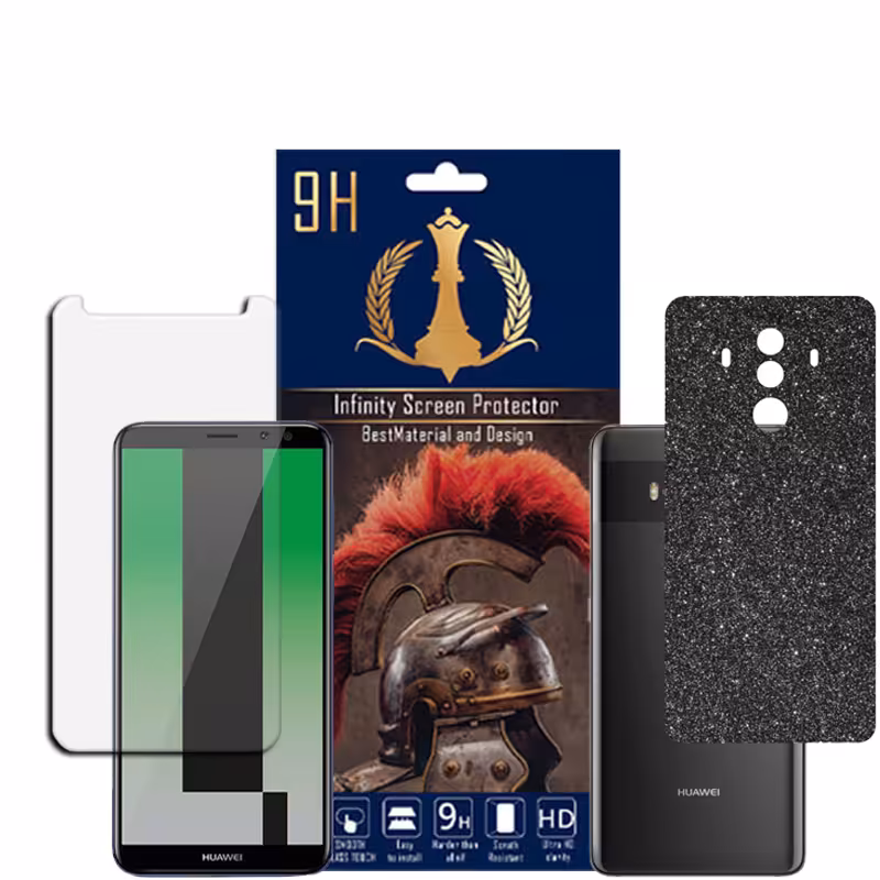 برچسب پوششی اینفینیتی مدل PRO MAX مناسب برای گوشی موبایل هوآوی MATE 10 PRO به همراه محافظ صفحه نمایش