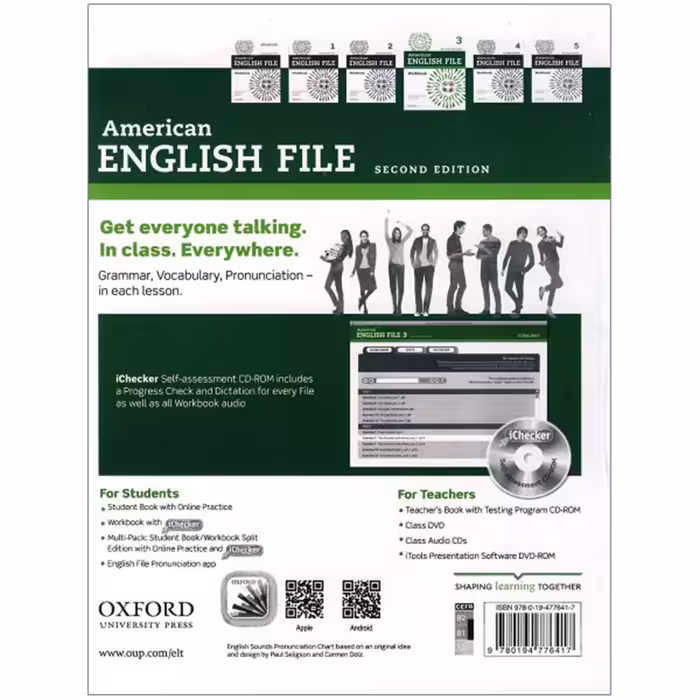 کتاب American English File 3 اثر جمعی از نویسندگان انتشارات Oxford