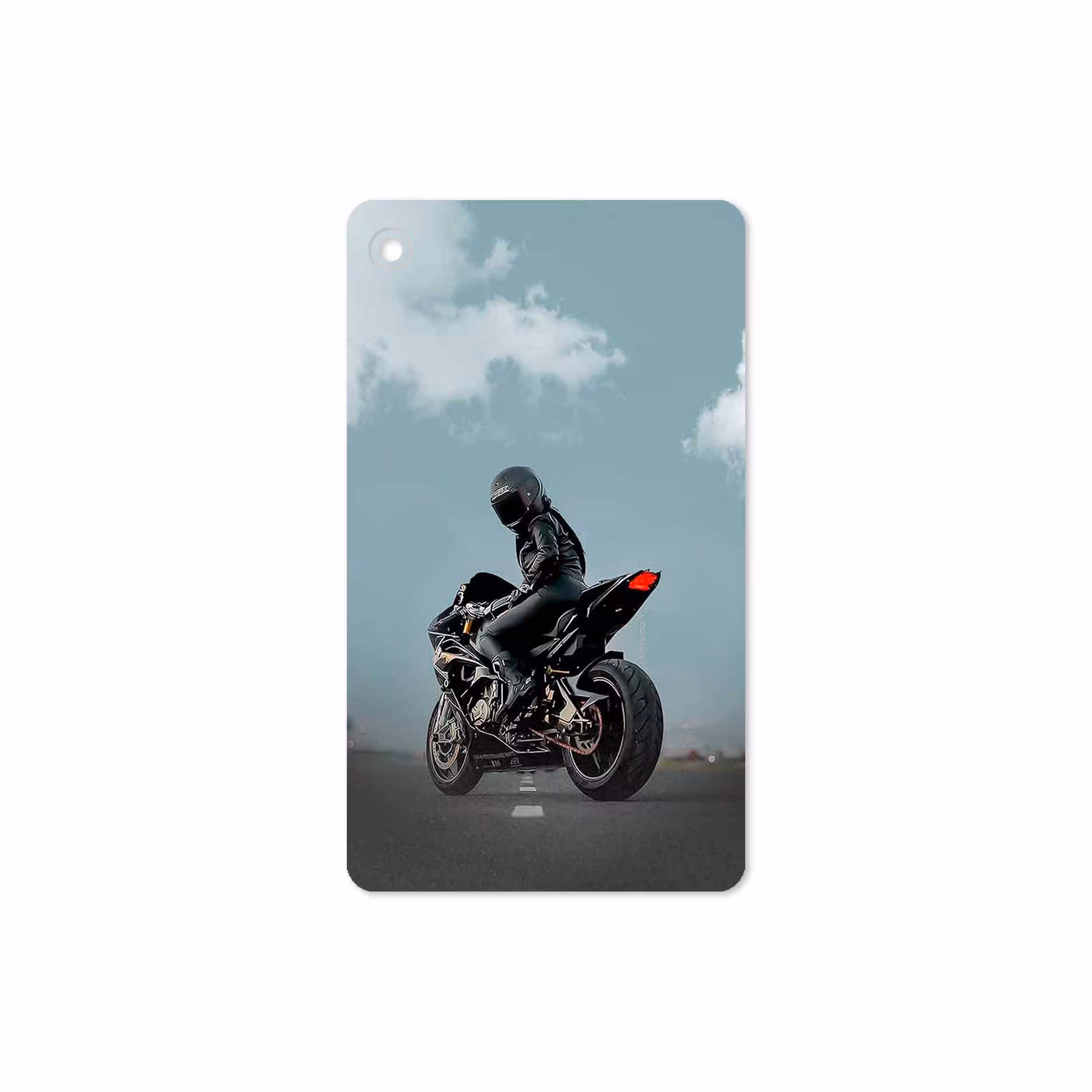 برچسب پوششی ماهوت مدل Motorcycling مناسب برای تبلت لنوو Tab M7 2019