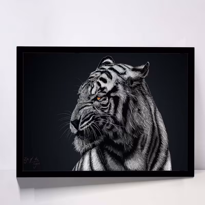تابلو مدل burning کد F-11025 | دنیای قاب