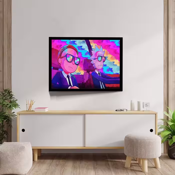 تابلو مدل rick and morty کد G2061