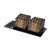 زیر لیوانی ماهوت مدل Light-Walnut-Wood بسته 12 عددی