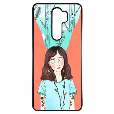 کاور طرح دختر کد 1146 مناسب برای گوشی موبایل شیائومی redmi 9