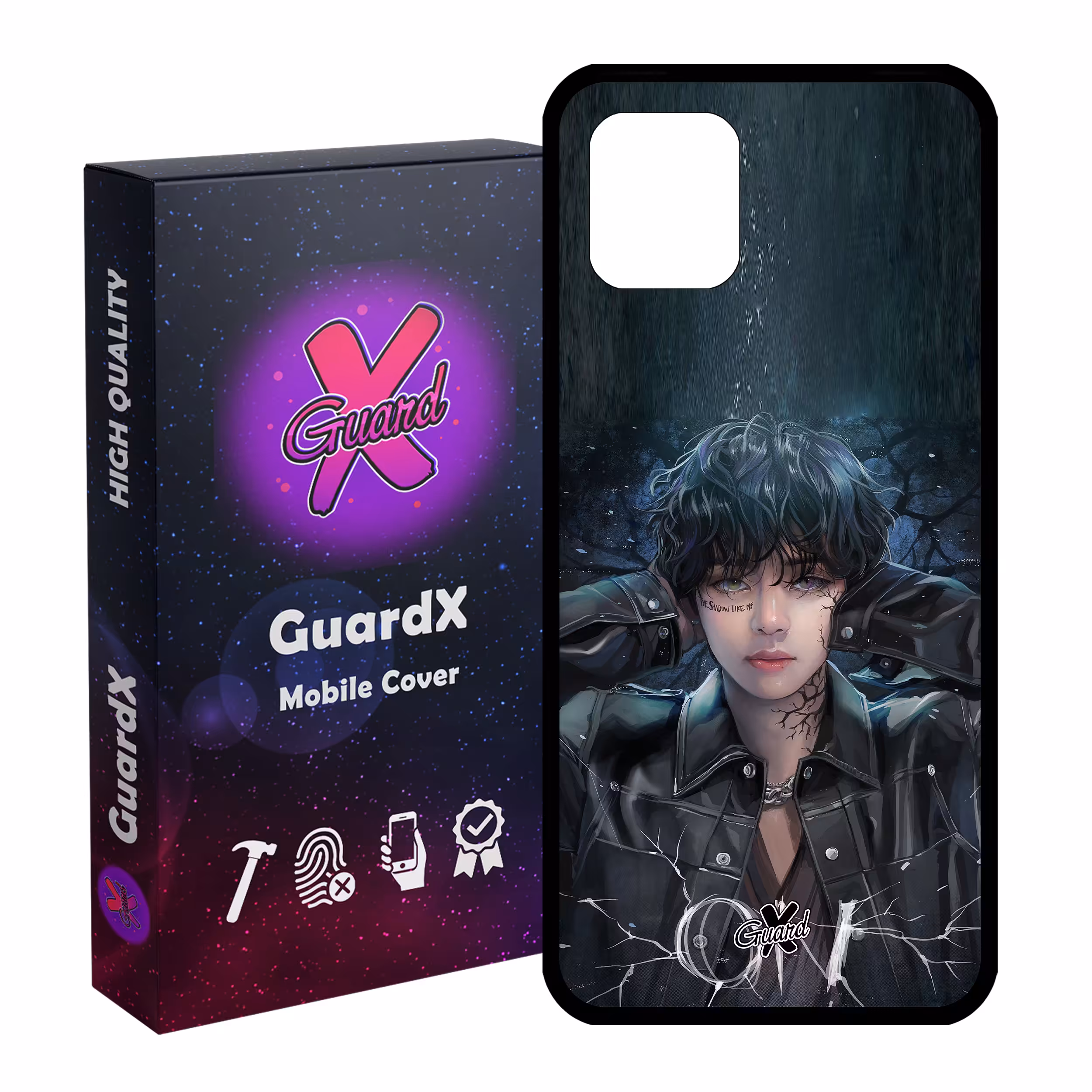 کاور گارد ایکس طرح Girl مدل Glass10374 مناسب برای گوشی موبایل سامسونگ Galaxy Note 10 Lite / A81