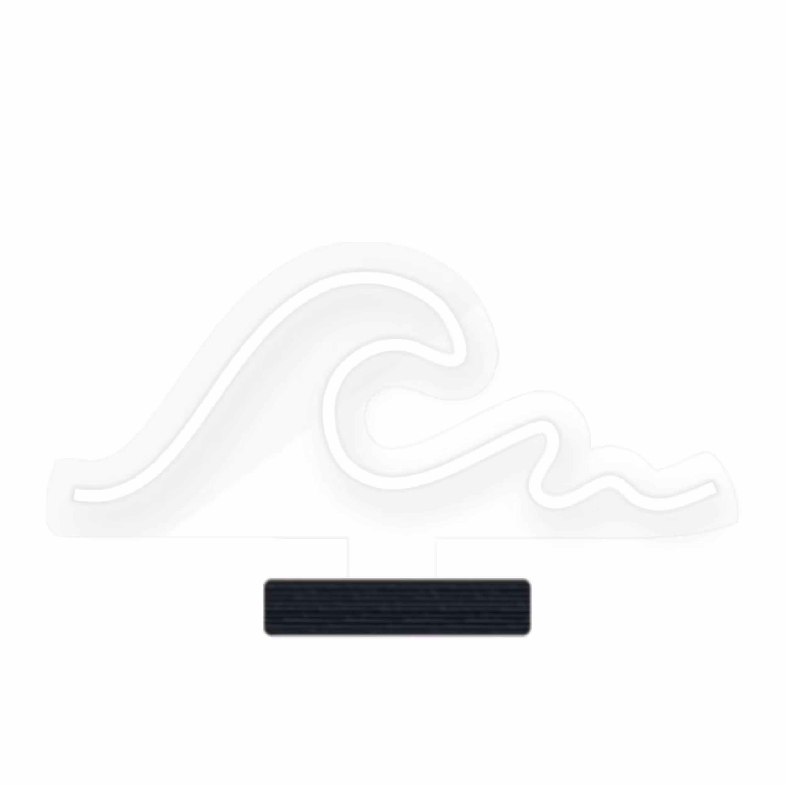 چراغ رومیزی مدل ریموت دار WAVE-GL_WHT-GLASS