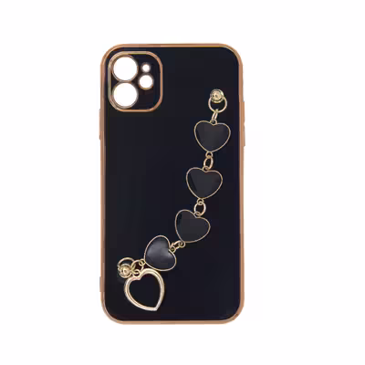 کاور مدل زنجیری طرح قلب مناسب برای گوشی موبایل اپل IPHONE11