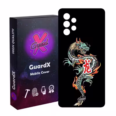 کاور گارد ایکس طرح Dragon مدل Glass10296 مناسب برای گوشی موبایل سامسونگ Galaxy A32 4G