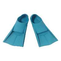فین و پوتین آبی دخترانه پسرانه بچگانه پالت استخری ان نبایجی فیروزه ای Decathlon