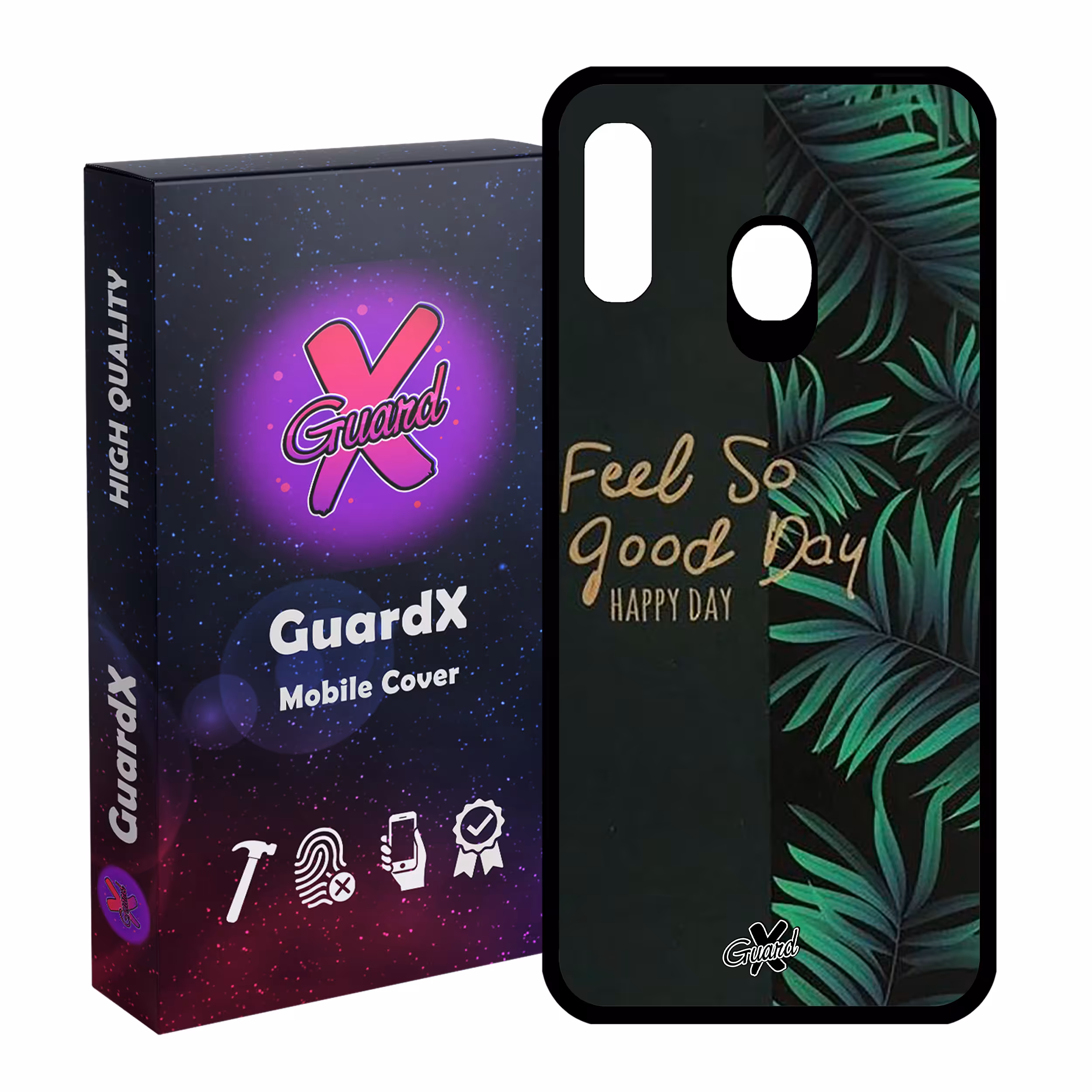 کاور گارد ایکس طرح حس خوب مدل Glass10393 مناسب برای گوشی موبایل سامسونگ Galaxy A20 / A30 / M10s