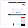 برچسب پوششی ماهوت مدل Blanco-Smoke-Marble مناسب برای تبلت سامسونگ Galaxy Tab S 10.5 2014 T800