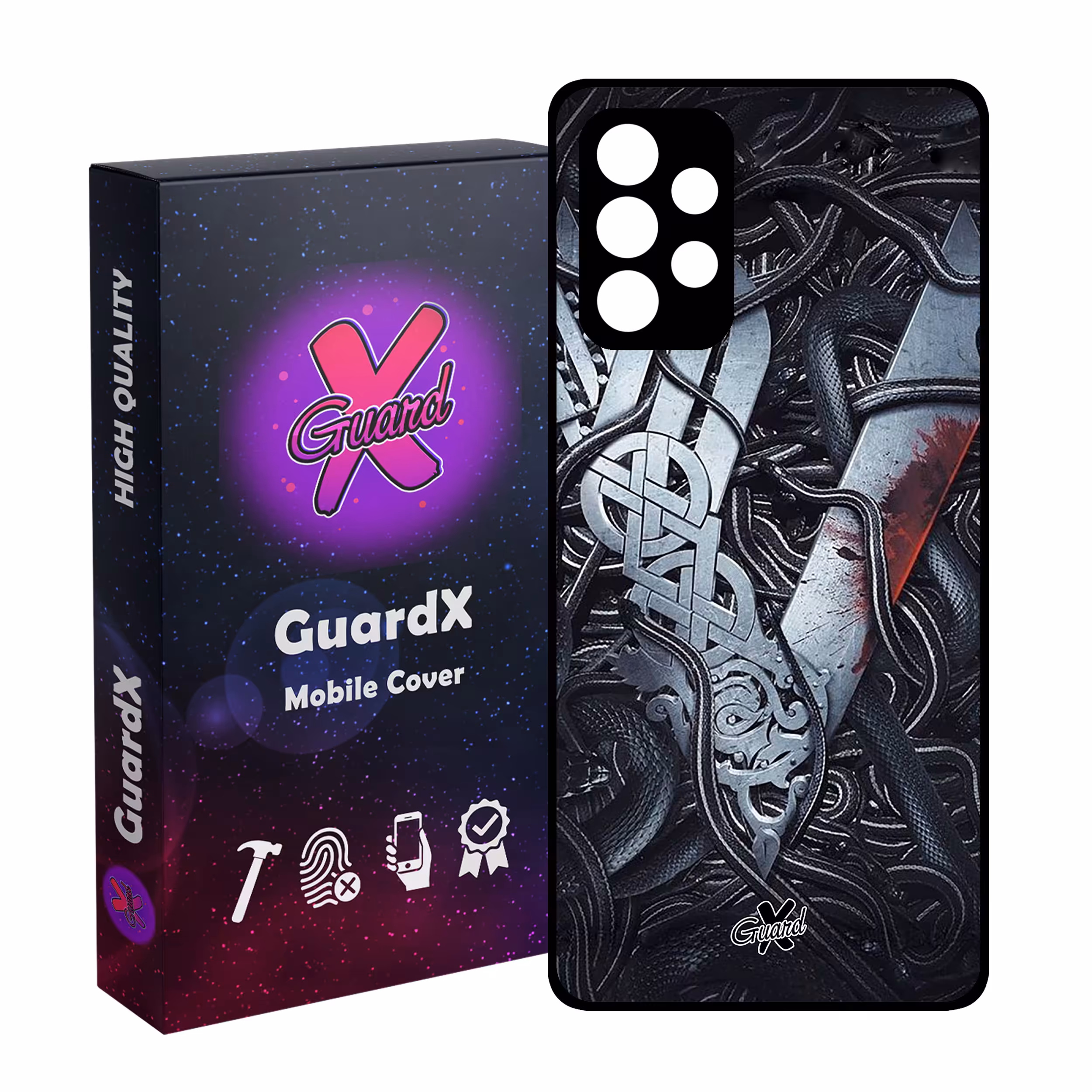 کاور گارد ایکس طرح Vikings مدل Glass10221 مناسب برای گوشی موبایل سامسونگ Galaxy A32 5G