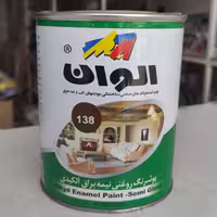 رنگ روغنی قهوه ای الوان 1 کیلویی 