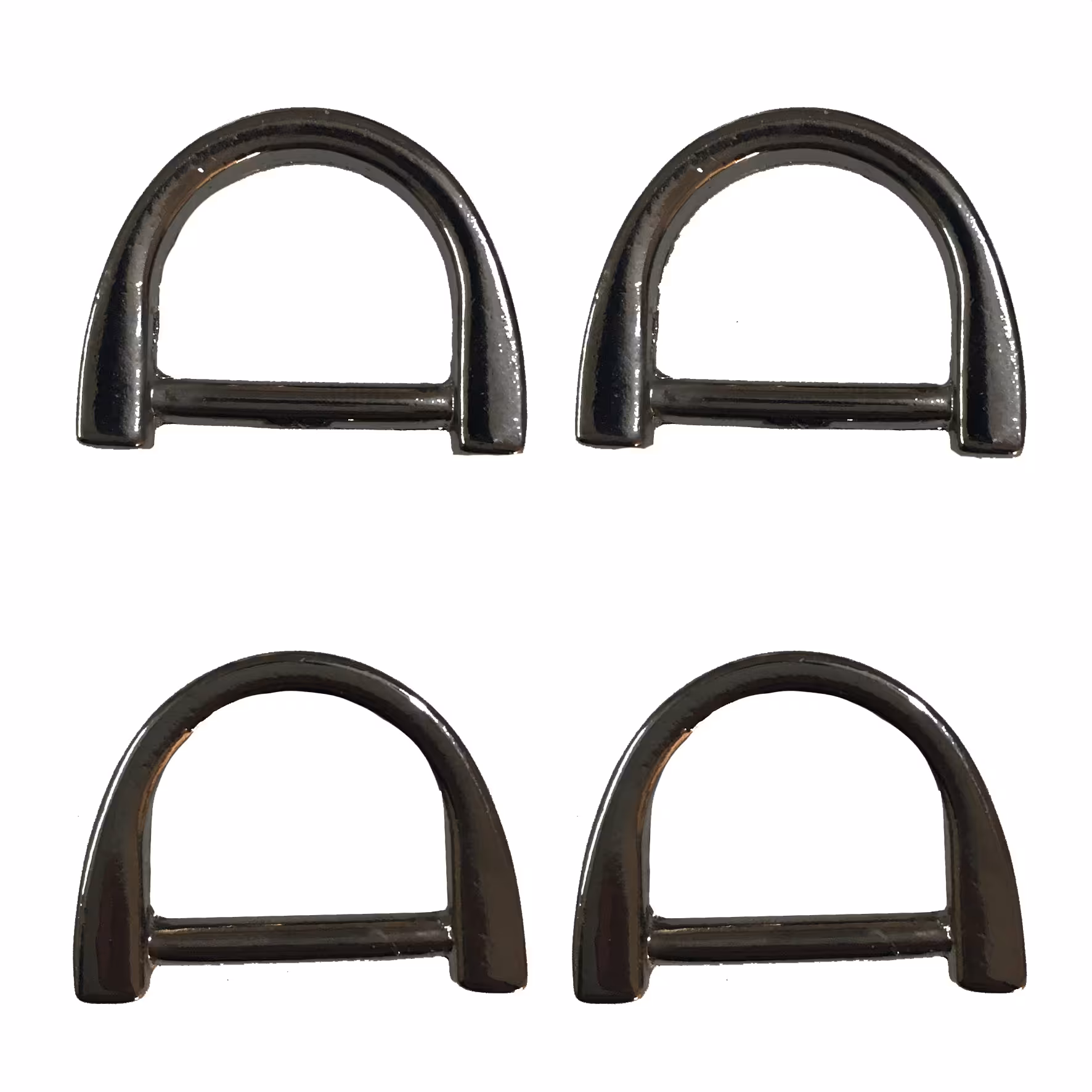 یراق کیف دوزی کد Y-2cm-R04-BLK بسته 4 عددی