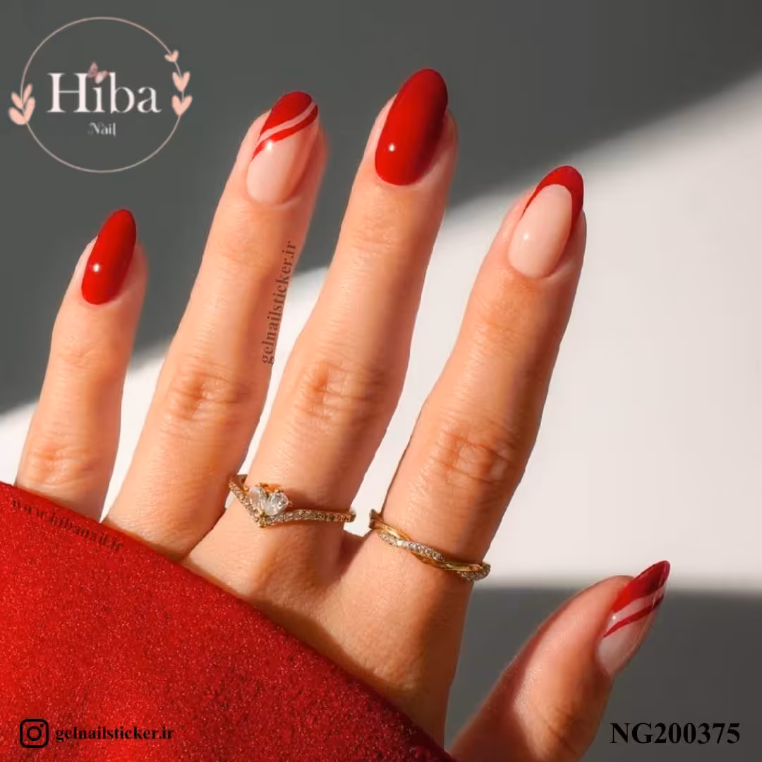 استیکر ژله ای کاشت ناخن (نیل رپ)_کد NG200375