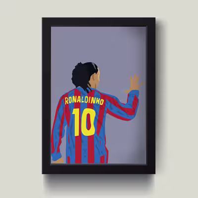 تابلو مدل Ronaldinho کدS1407-b