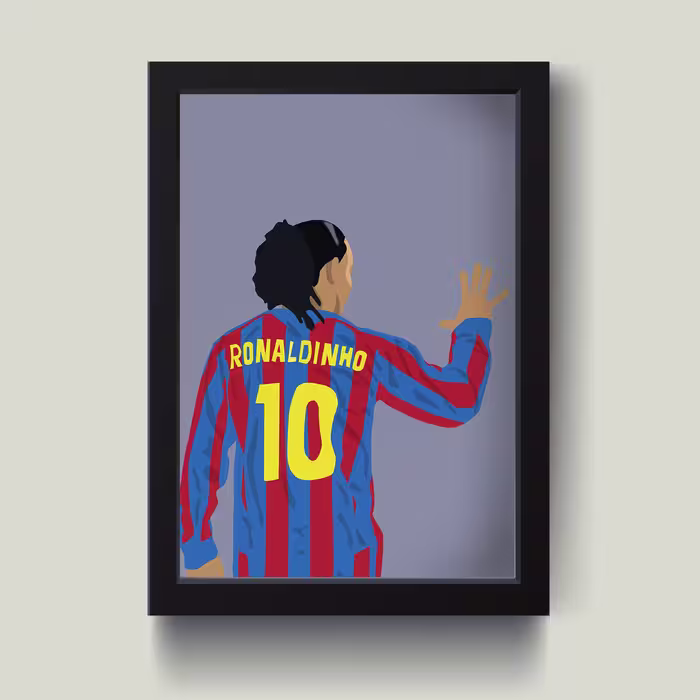 تابلو مدل Ronaldinho کدS1407-b