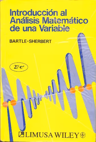 خرید و دانلود نسخه کامل کتاب Introducción al análisis matemático de una variable
