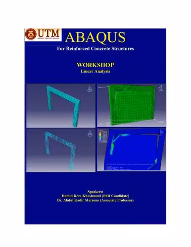 خرید و دانلود نسخه کامل کتاب ABAQUS for Reinforced Concrete Structures