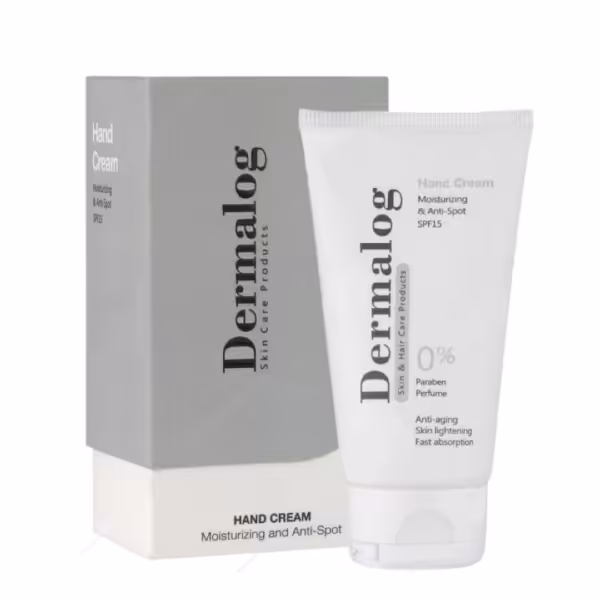 کرم مرطوب کننده دست ضد لک SPF15 درمالوگ حجم 50 میلی لیتر