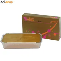 وکس شمعی صورت و بدن اطلس با پودر طلا حجم 500 گرمی