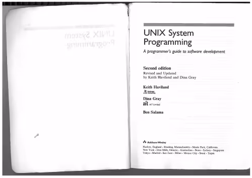 خرید و دانلود نسخه کامل کتاب Unix System Programming : a programmer’s guide to software development