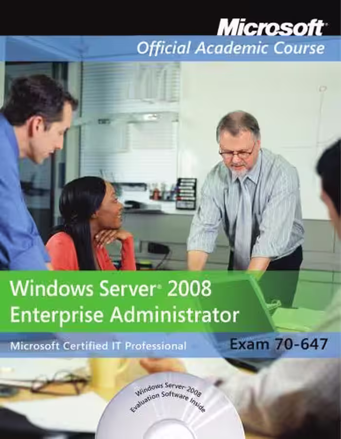 خرید و دانلود نسخه کامل کتاب Windows Server 2008 Enterprise Administrator (70-647)