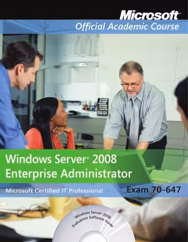خرید و دانلود نسخه کامل کتاب Windows Server 2008 Enterprise Administrator (70-647)