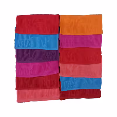 حوله دستی صبا مدل مروارید سایز 60x30 سانتی متر بسته 12 عددی