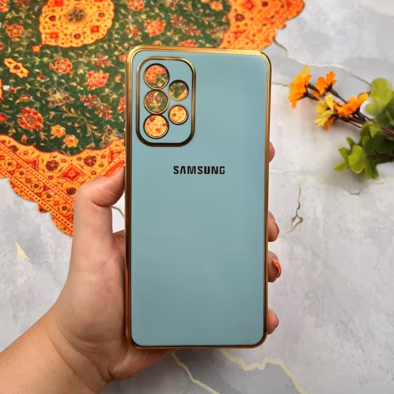 قاب گوشی Galaxy A52 - Galaxy A52S سامسونگ مای کیس سبز آبی کد 10063