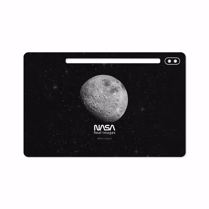 برچسب پوششی ماهوت مدل Moon-By-NASA مناسب برای تبلت سامسونگ Galaxy Tab S6 2019 SM-T865