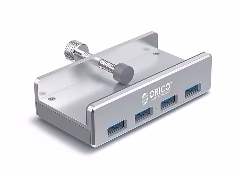 هاب 4 پورت اوریکو ORICO MH4PU-P 4 Ports USB3.0 Clip-type Hub