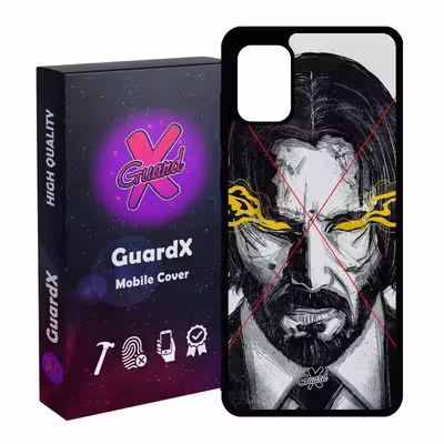 کاور گارد ایکس طرح John Wick مدل Glass10158 مناسب برای گوشی موبایل سامسونگ Galaxy A31