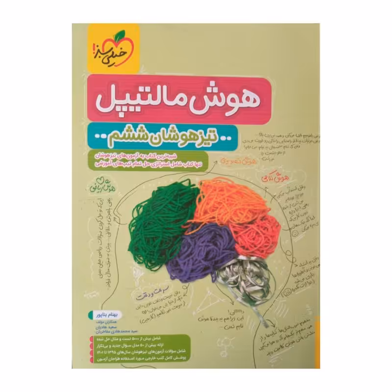 کتاب هوش مالتیپل ششم تیزهوشان اثر بهنام بناپور انتشارات خیلی سبز