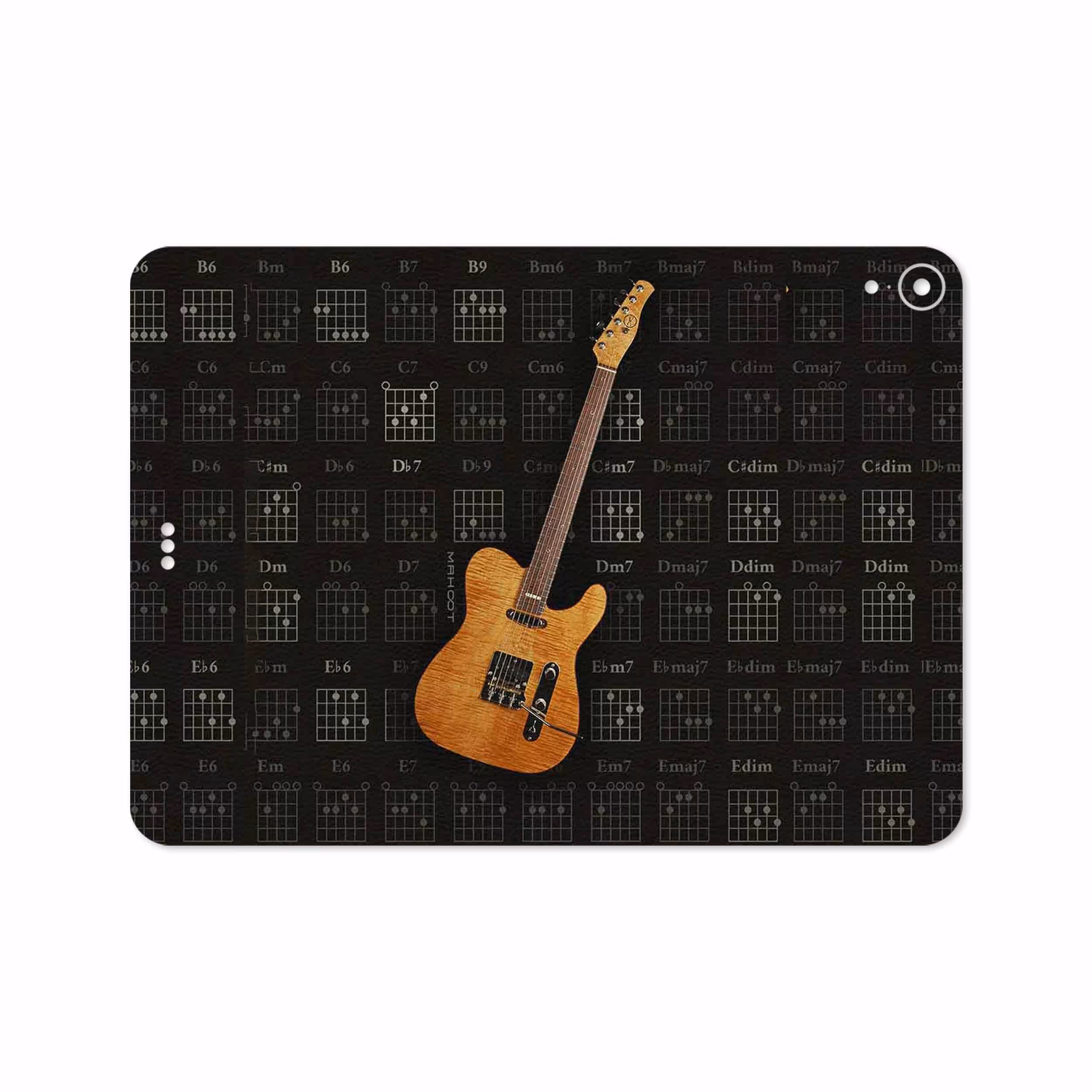برچسب پوششی ماهوت مدل Guitar-Instrument مناسب برای تبلت اپل iPad Pro 11 2018 A2013