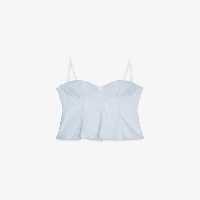 تاپ زنانه زارا PEPLUM POPLIN TOP WITH BOW | تهران زارا TehranZara