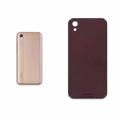 برچسب پوششی ماهوت مدل Matte-Dark-Brown-Leather مناسب برای گوشی موبایل آنر 8S