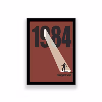 تابلو طرح کتاب 1984 جورج اورول 
