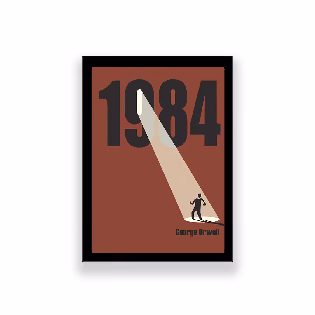 تابلو طرح کتاب 1984 جورج اورول 