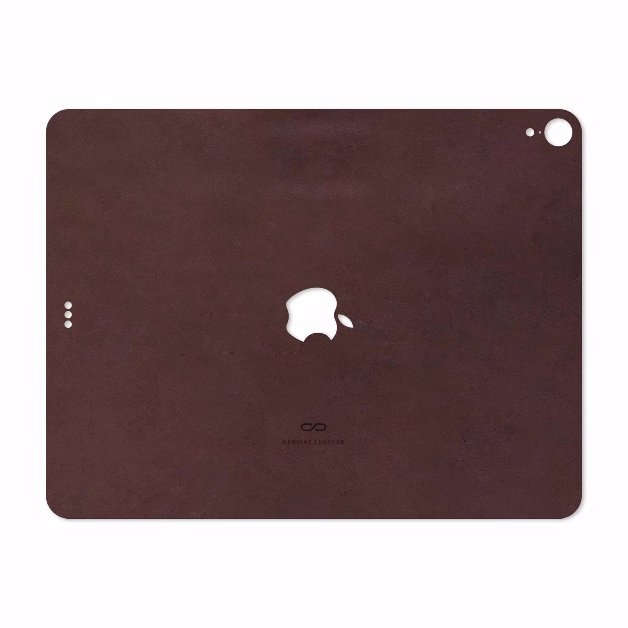برچسب پوششی ماهوت مدل Matte-Dark-Brown-Leather مناسب برای تبلت اپل iPad Pro 12.9 (GEN 3) 2018 A1876