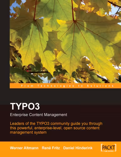 خرید و دانلود نسخه کامل کتاب Typo3. Enterprise Content Management