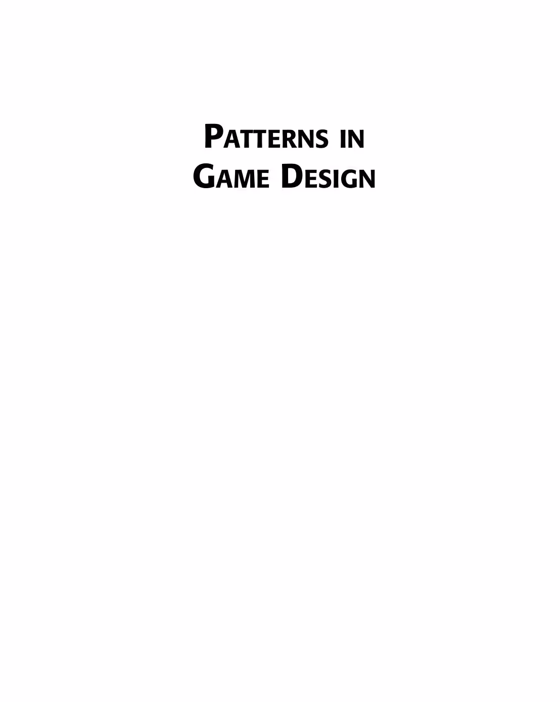 خرید و دانلود نسخه کامل کتاب Patterns in Game Design