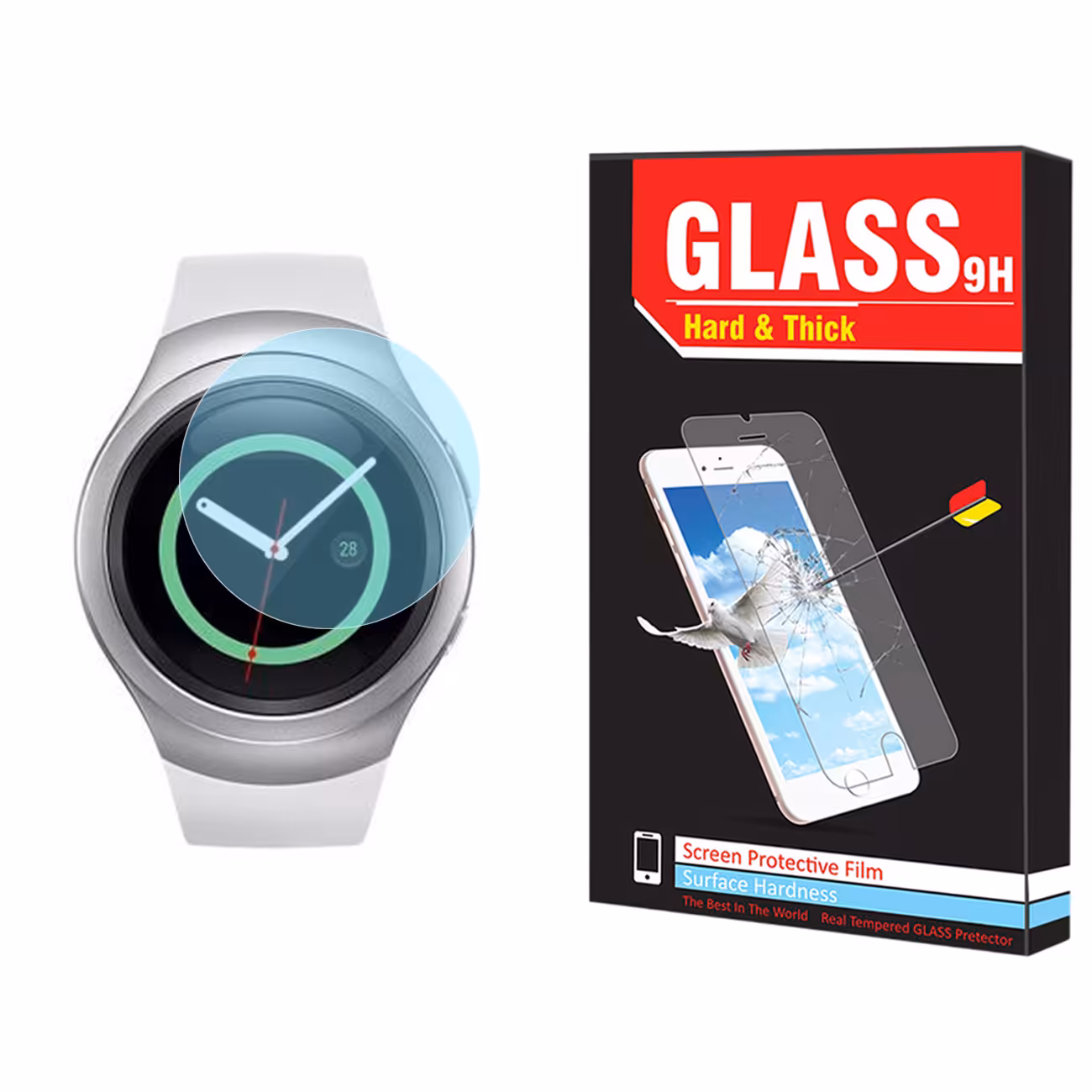 محافظ صفحه نمایش نانو هارد اند تیک مدل NHT مناسب برای ساعت هوشمند سامسونگ Galaxy Watch Gear S2