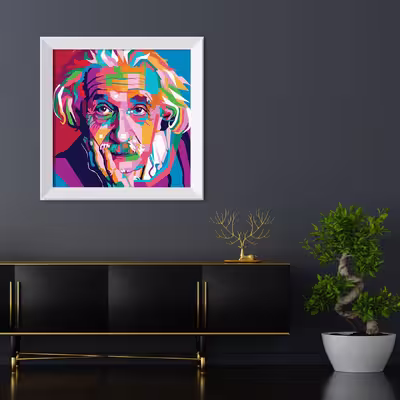 تابلو مدل Albert Einstein کد TM48