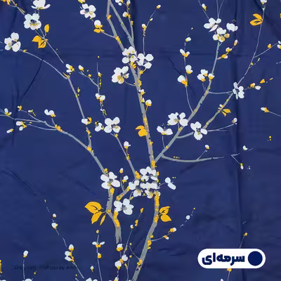 ملحفه آدنو مدل گلریز کد CH52 یک نفره سایز 140x240 سانتی متر 