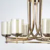 لوستر 6 شعله چشمه نور کد N2667-6