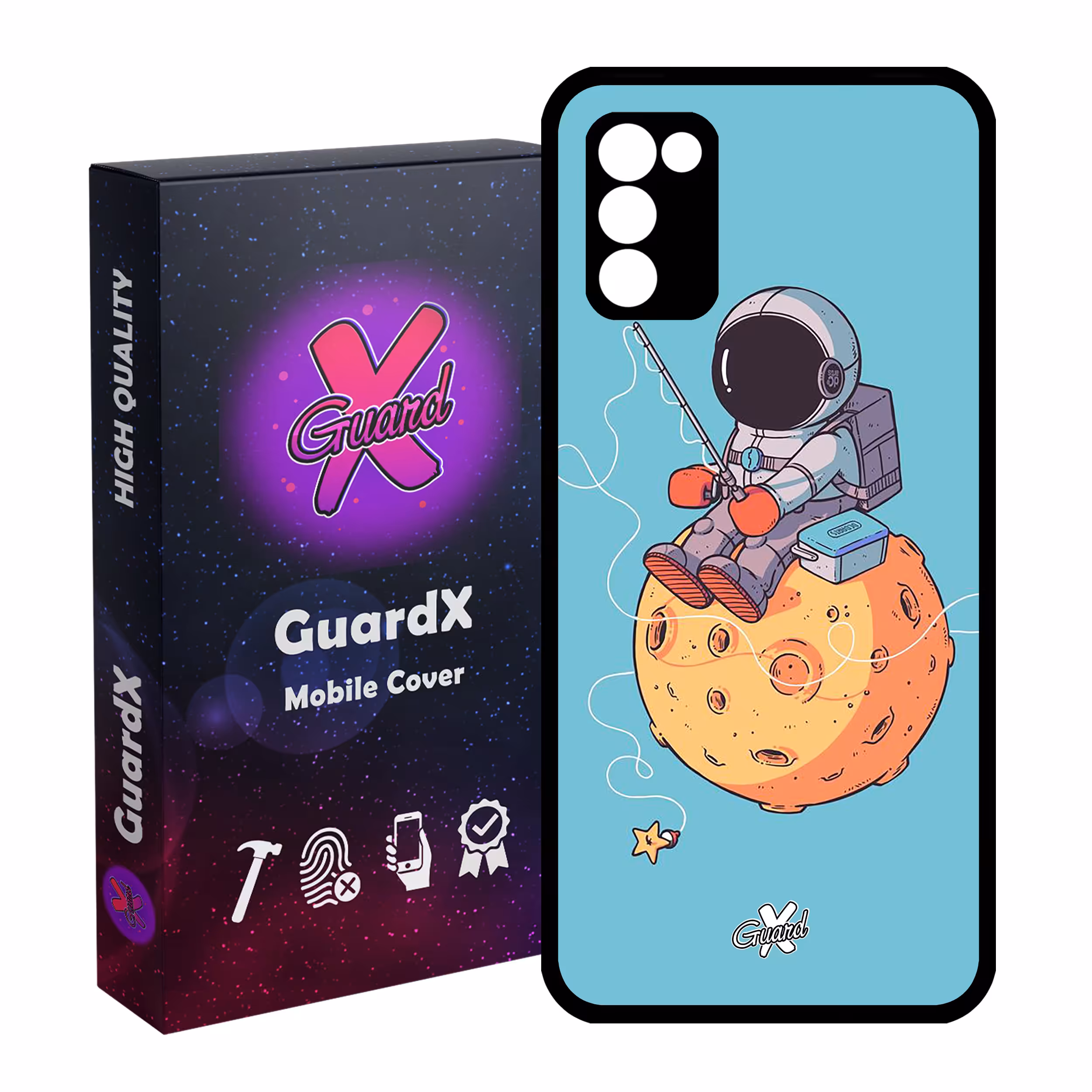کاور گارد ایکس طرح Galaxy مدل Glass10042 مناسب برای گوشی موبایل سامسونگ Galaxy A02s / M02s