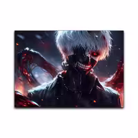 تابلو شاسی گوفی مدل کانکی انیمه توکیو غول طرح Kaneki Tokyo Ghoul Anime کد HOR11 | دنیای قاب