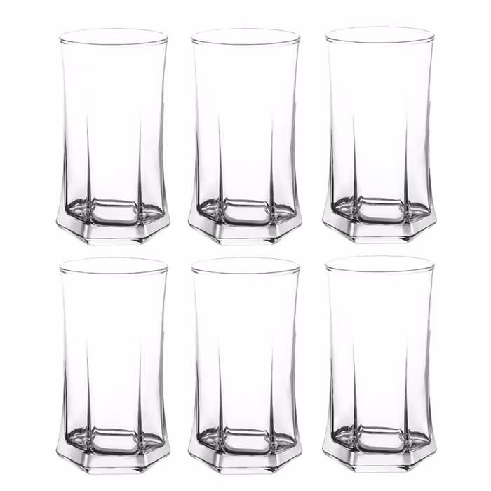 لیوان سیسپر مدل Copos De Vidro311 بسته 6 عددی